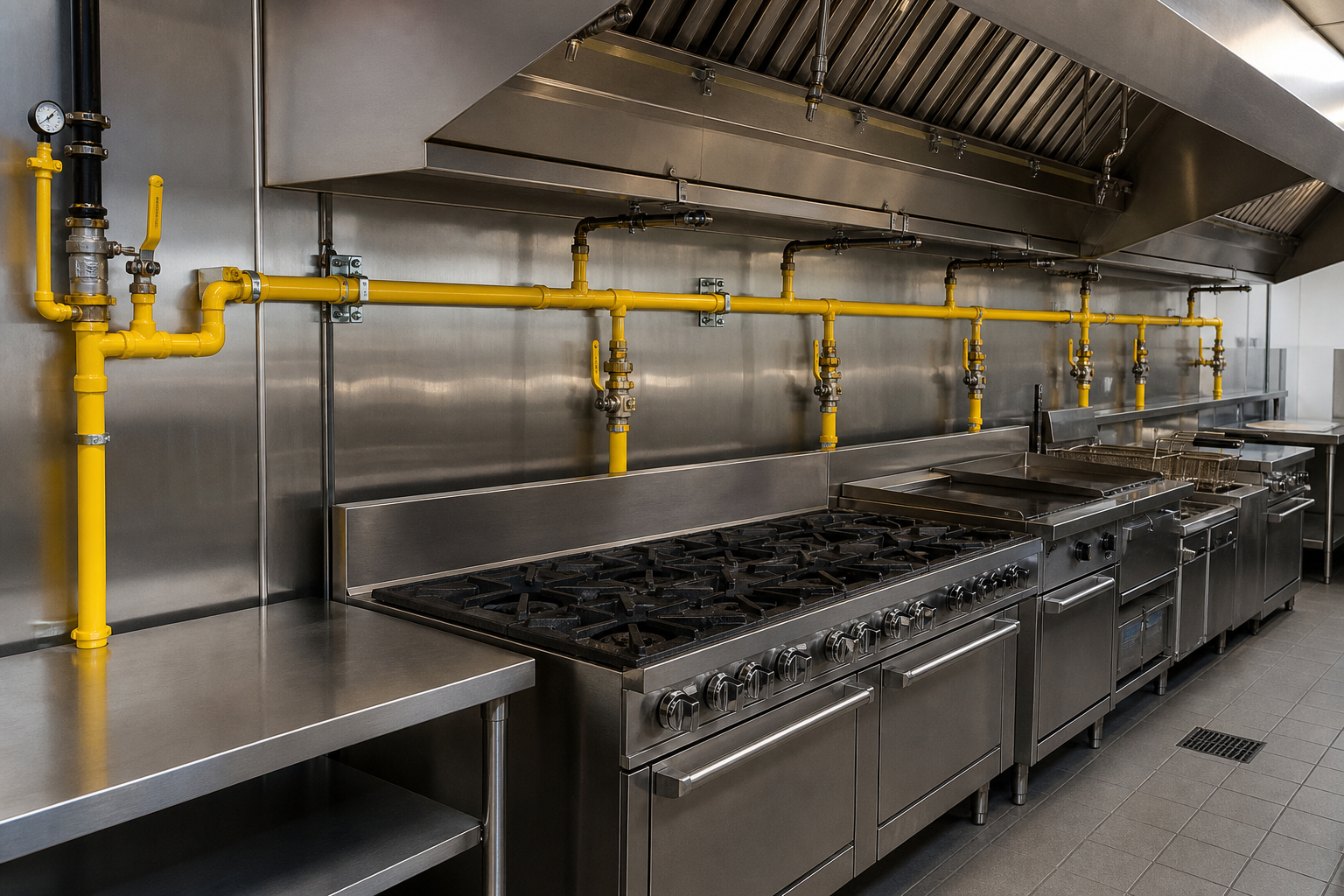 How does commercial gas installation differ?