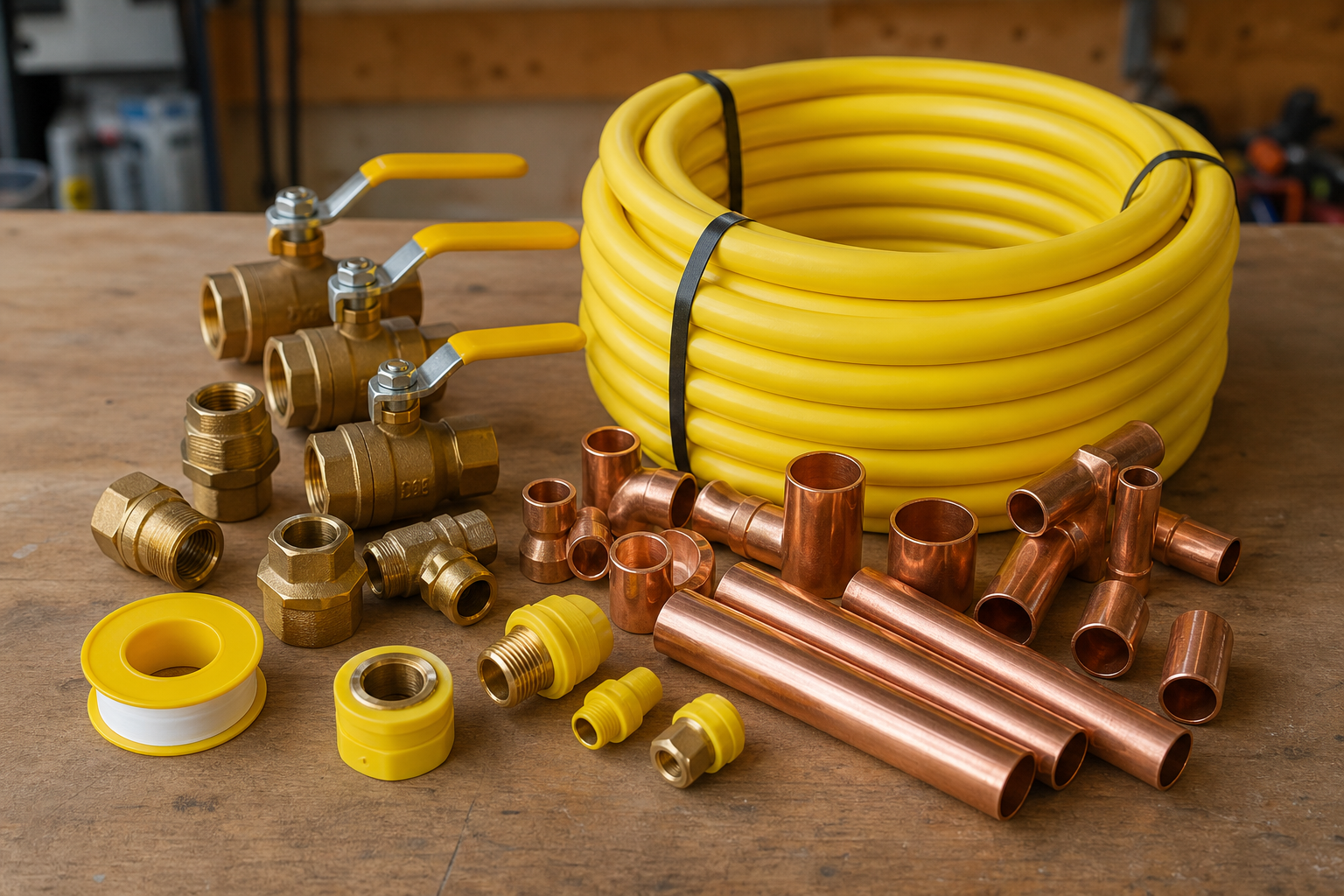 Which materials should be used in electrical work?