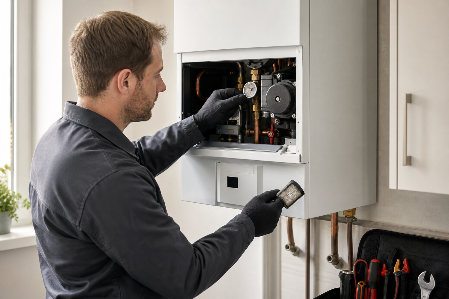 Why is annual boiler servicing essential?