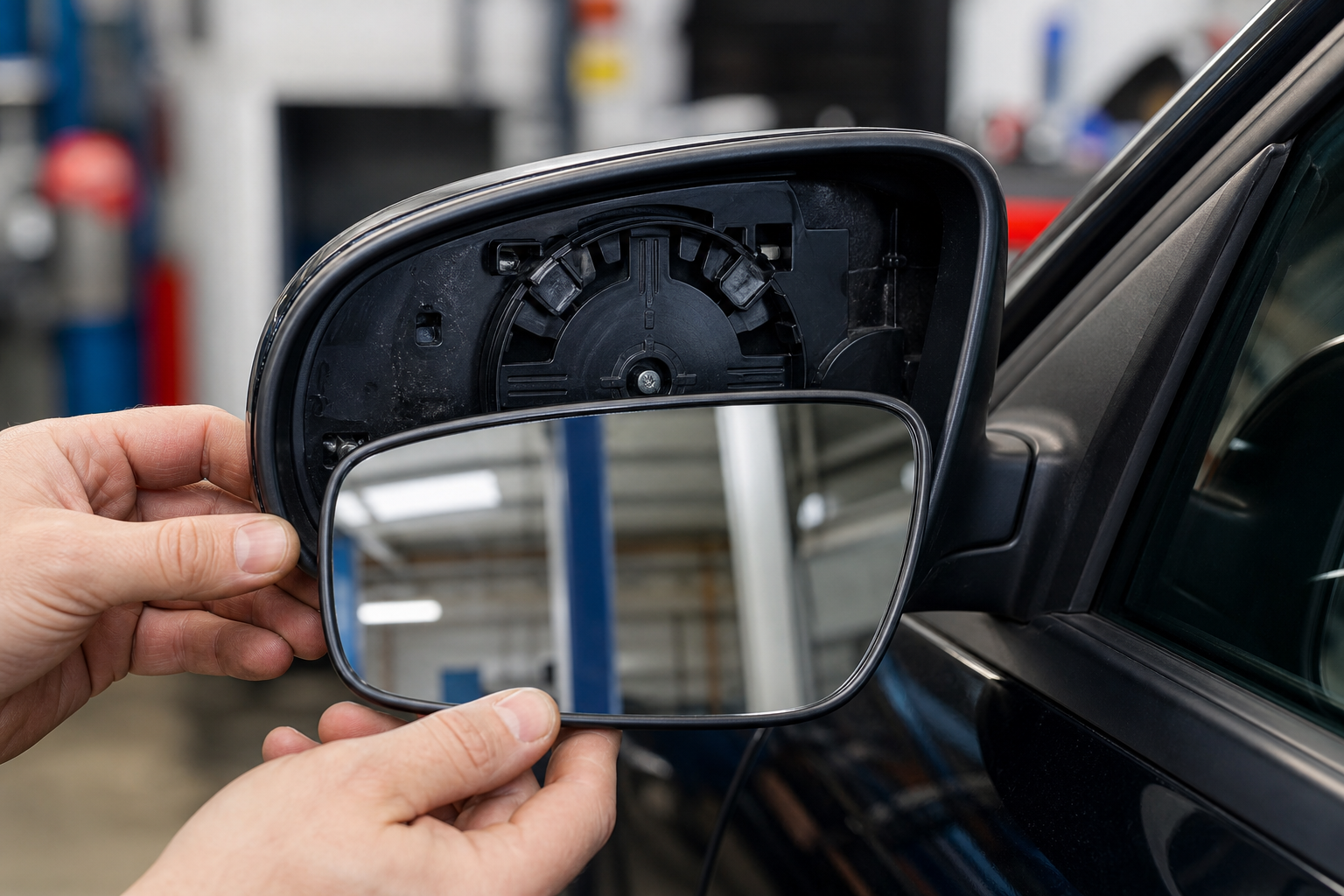 Mirror glass or full housing — which to replace?