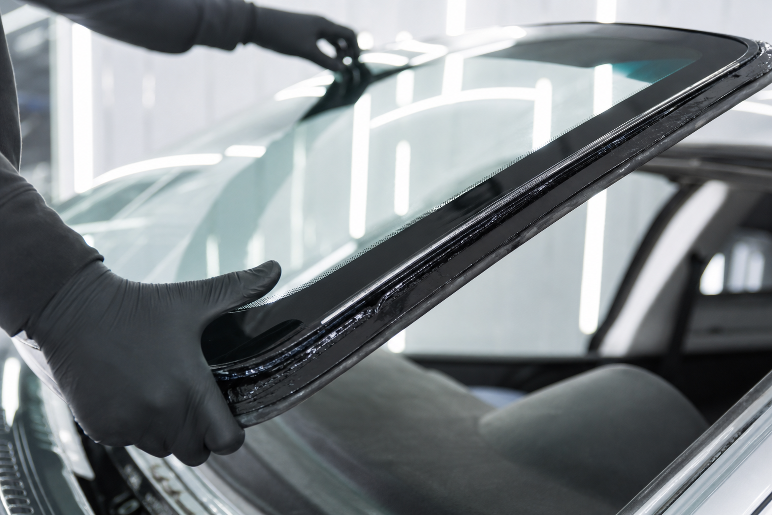 Sensor and camera calibration after windshield replacement